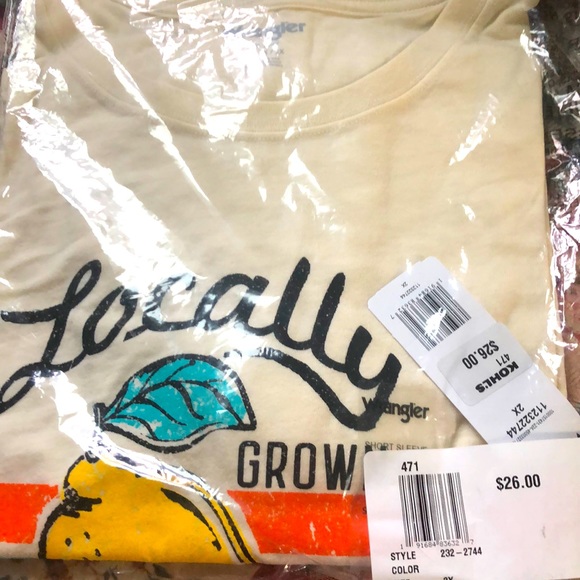 Wrangler Crop tops!!🔝 🍋 sizes 2X/3X - Picture 2 of 9